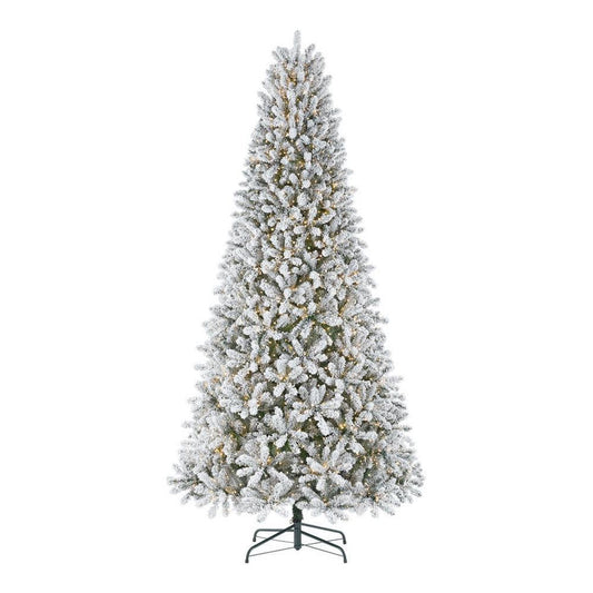 9 ft Starry Light Flocked Christmas Tree