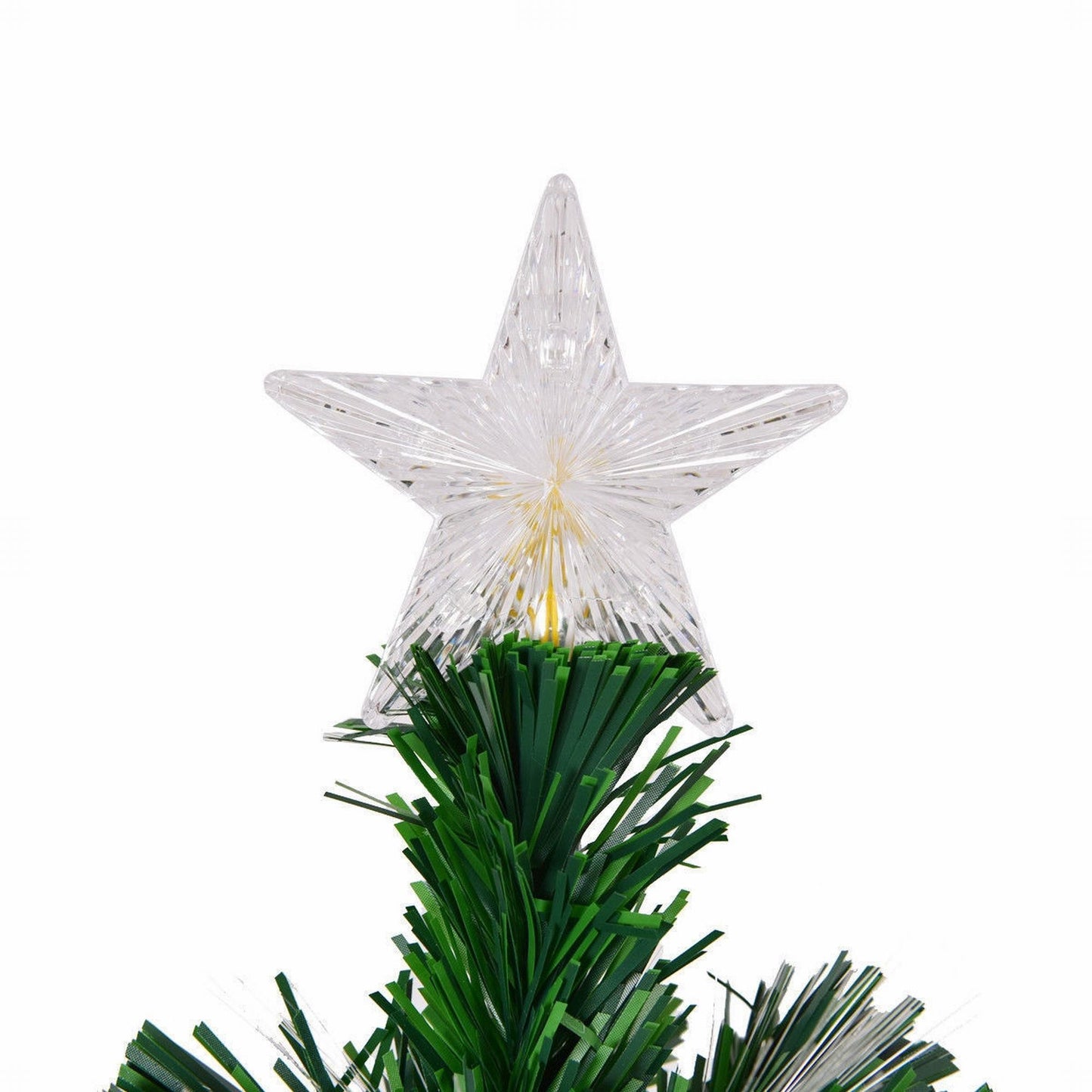 5' / 6' / 7' Multicolor LED Fiber Optic Artificial Christmas Tree-5'
