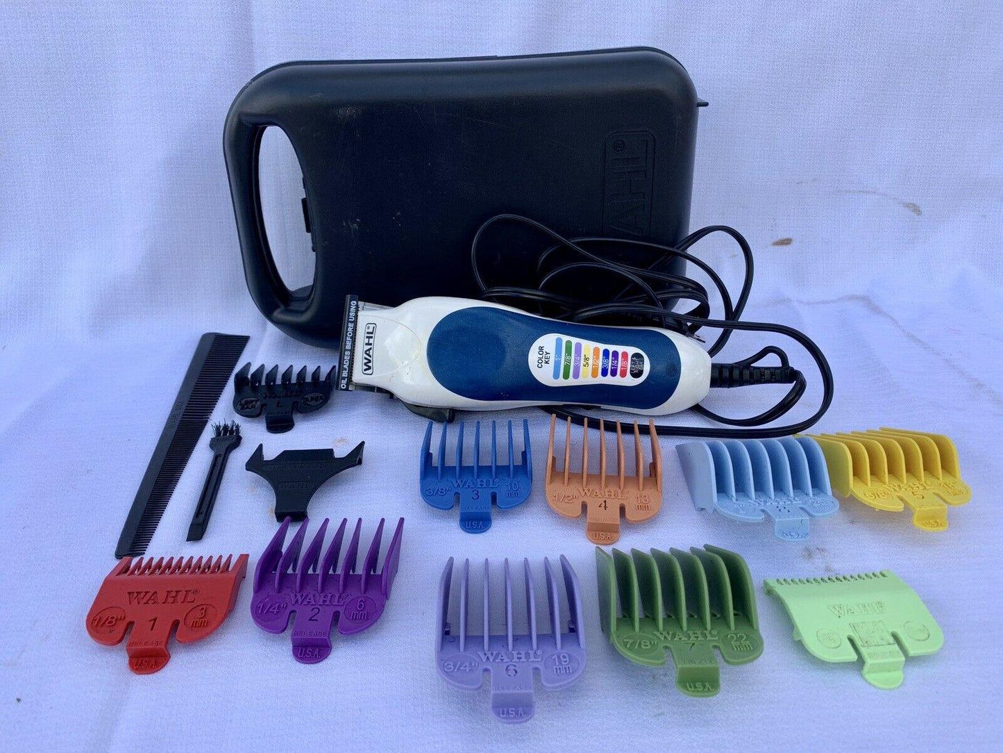 Wahl Hair Clippers Hair Trimmers Color Key Left And Right Ear Several Sizes