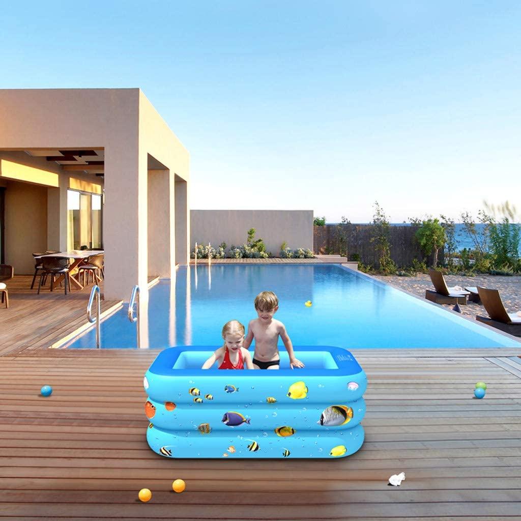 WI Inflatable Swimming Pools Kids Pool Bathing Tub for Outdoor Indoor Swimming Pool