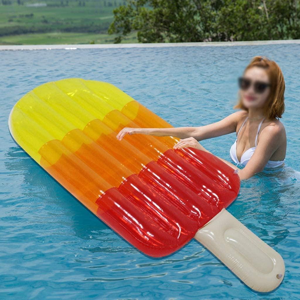 YXYH PVC Giant Inflatable Popsicle Outdoor Swimming Pool Float Rafts Inflatable Summer Party Floatie LounToy for Children and Adults