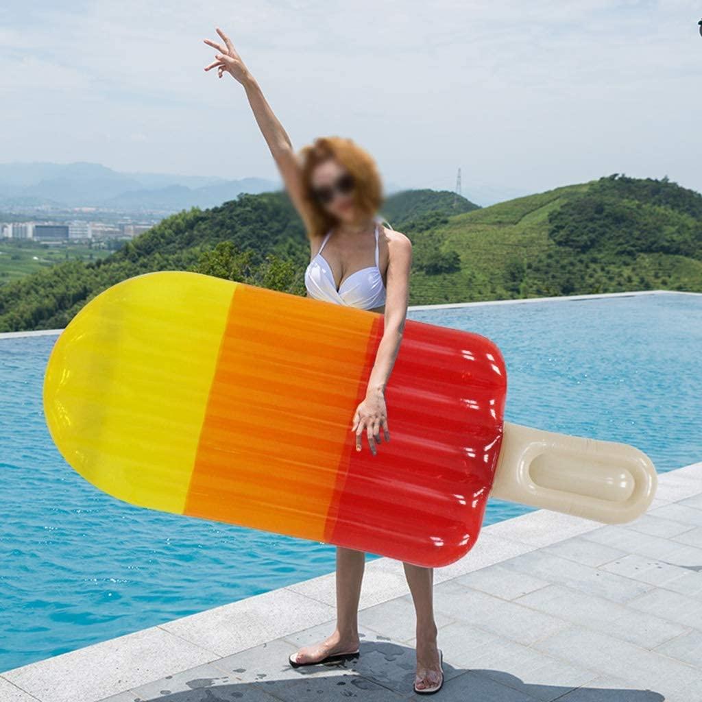 YXYH PVC Giant Inflatable Popsicle Outdoor Swimming Pool Float Rafts Inflatable Summer Party Floatie LounToy for Children and Adults