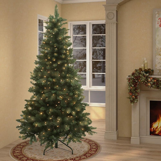 Abble Green Spruce Lighted Artificial Christmas Tree 6FT