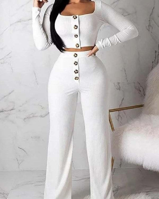 women's slim button casual suit s-xxl